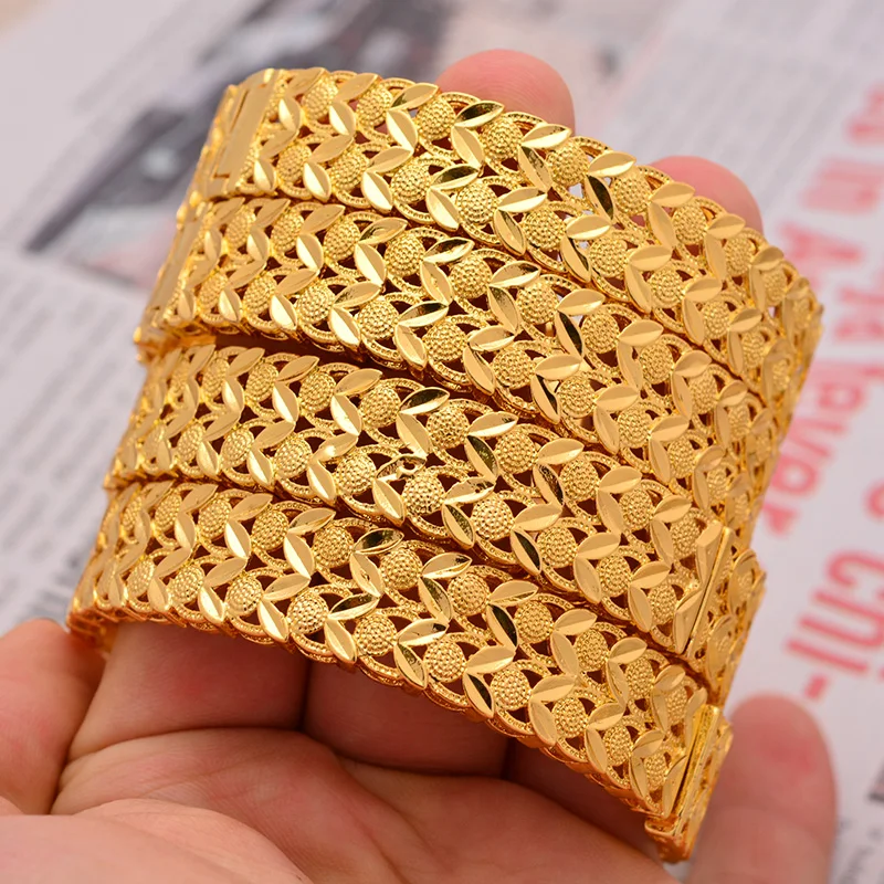 Wando большие роскошные открытые браслеты для женщин/девушек Дубай Франция