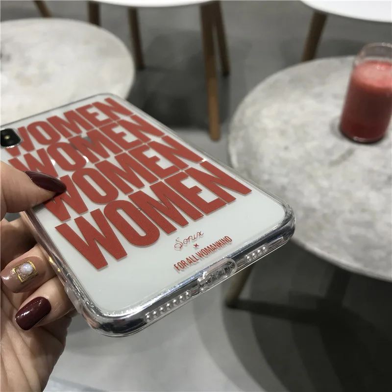 

Fashion Simple letter women Phone Case For iPhone cover 12 11 Pro Max XR XS Max X case for coque iPhone 6s 7 8 Plus 12 mini Case