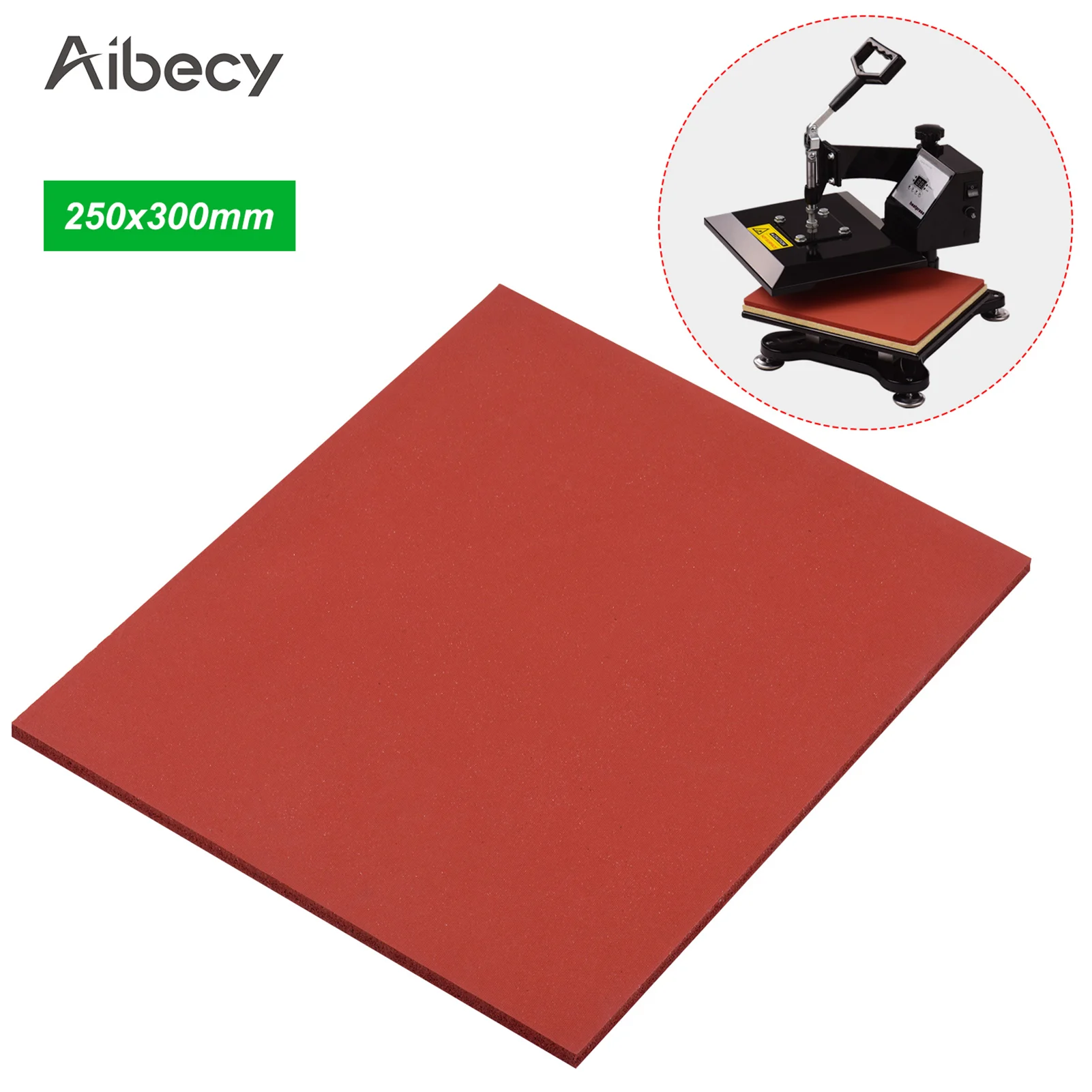 Aibecy термопресс матовый силиконовый коврик устойчивая к высоким температурам
