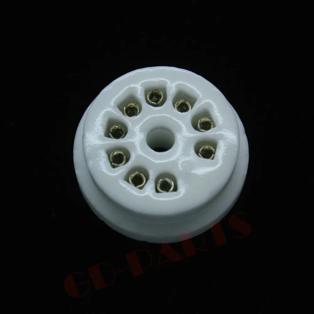 GD PARTS позолоченная 9pin B9A керамическая трубка основание клапана для 12AX7 ECC83 6DJ8 5670 6922