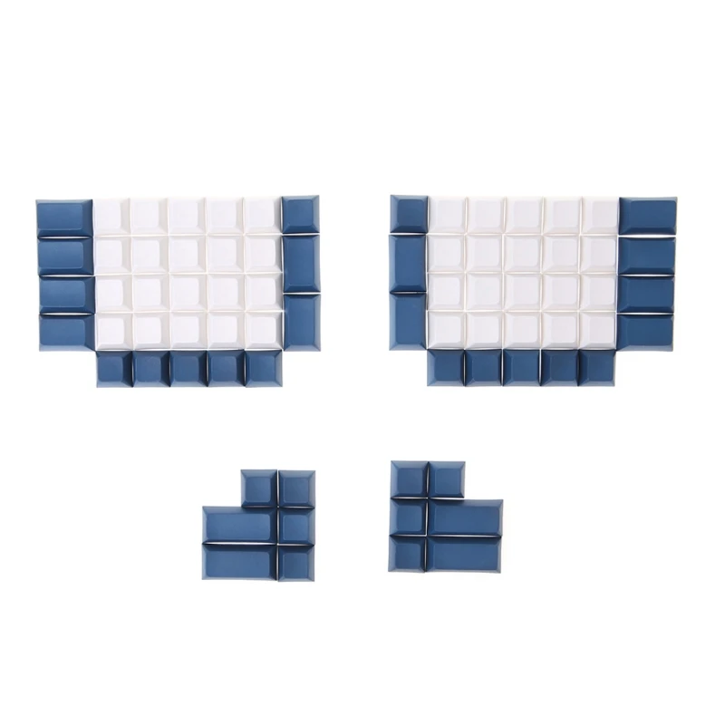 Пустые колпачки клавиш Pbt DSA для механической игровой клавиатуры Ergodox профиль