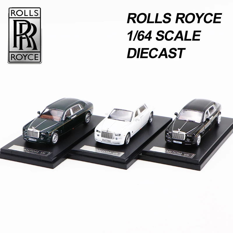 1:64 весы ROLLS ROYCE PHAMTON V 2 литая модель автомобиля коллекция игрушек |