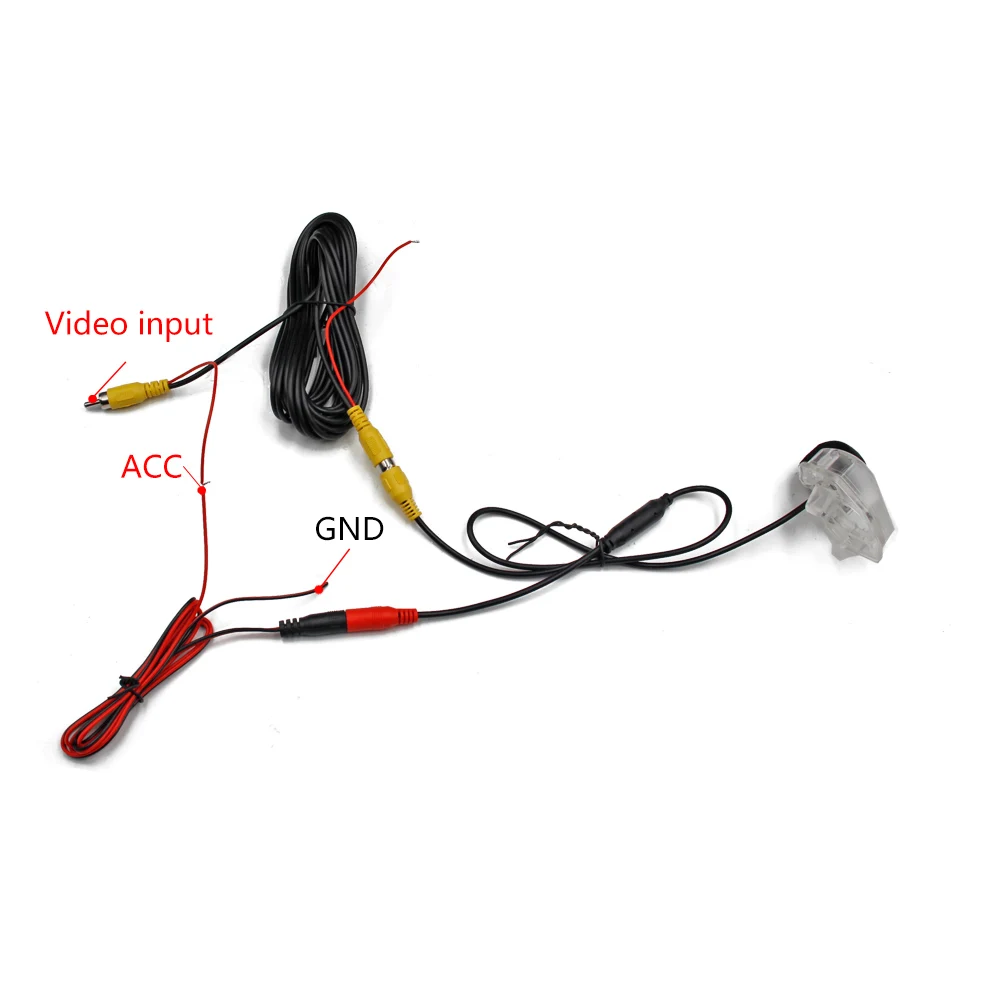 

Dynamic Trajectory Parking Line Car Reverse Backup Rear View Golden Camera For 07~13 Toyota Corolla Fisheye HD waterproof