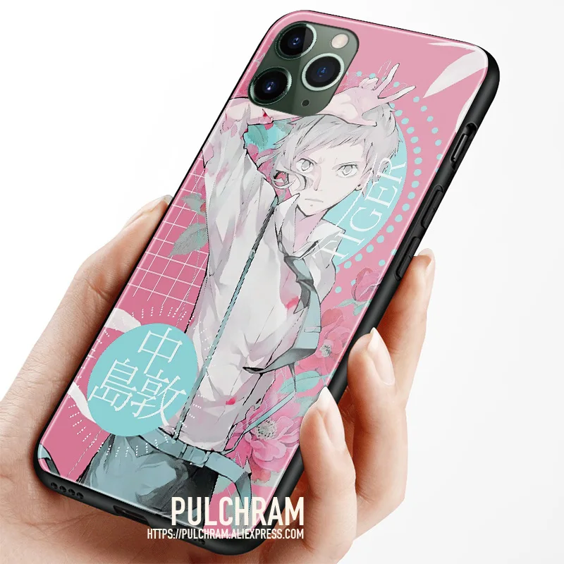 Atsushi Nakajima Anime Glass Soft Silicone Phone Case Cover Shell For IPhone SE 6s 7 8 Plus X XR XS 11 12 Mini Pro Max Sumsung | Мобильные