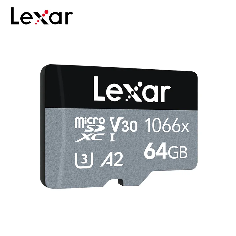 Lexar Professional 1066x Memory Card 128GB 256GB Class 10 High Speed A2 V30 Micro SD Card 64GB U3 UHS-I TF Microsd Card