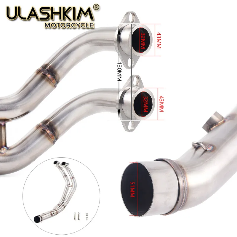 Полная система для YAMAHA MT-07 FZ-07 2014-2019 XSR700 2016-2019 MT07 FZ07 мотоцикл выхлопной контакт