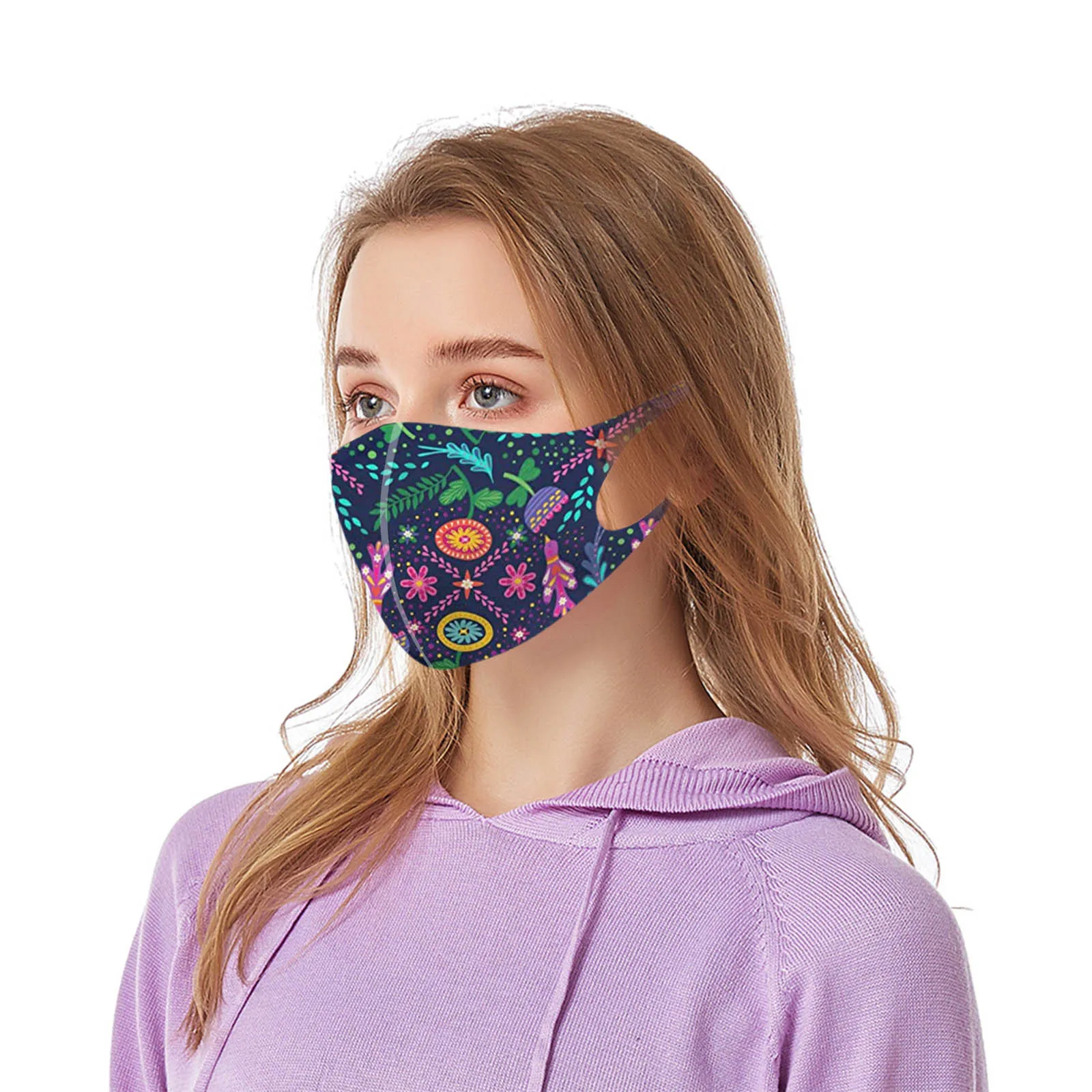 1 шт. маски для защиты от вирусов Печати Маски Рот Новинка моющийся дышащий