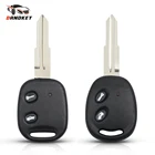 Удаленный ключ Dandkey Оболочка Чехол для Chevrolet Epica Aveo Spark LOVA Sail Lechi 2 кнопки Сменные необработанные лезвия пустой чехол