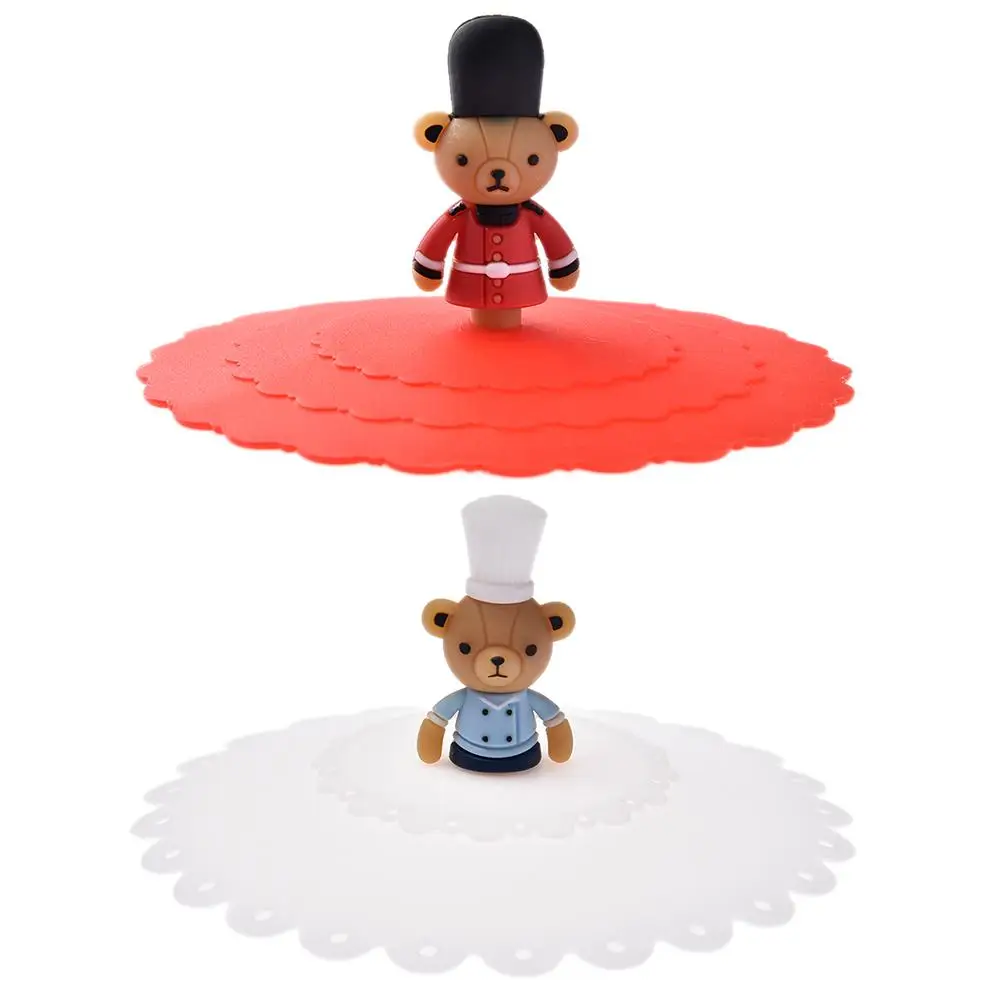 Пылезащитная силиконовая крышка для чашки с изображением волнистого солдата