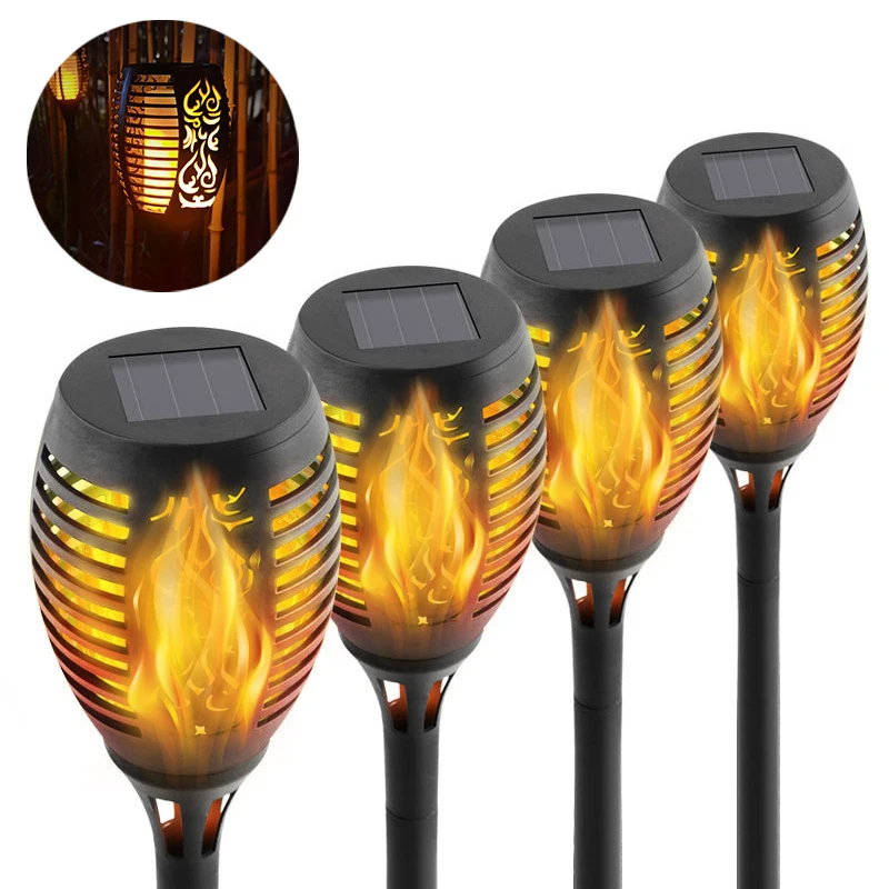 36LED Солнечный фонарь светильник на открытом воздухе мерцающие Lights