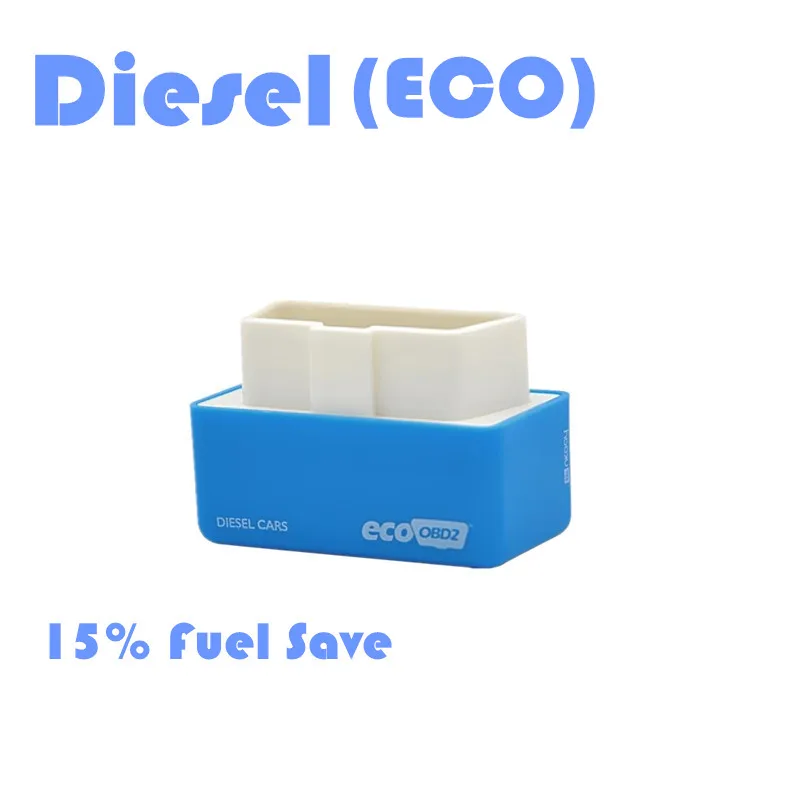 Новое увеличение скрытой мощности синий EcoOBD2 дизельный чип для экономии тюнинг