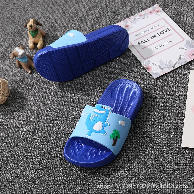 Новые стильные детские домашние тапочки для мужчин и женщин Сезон лето Домашние