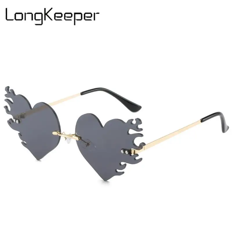 

Солнцезащитные очки в форме сердца для женщин, брендовые дизайнерские аксессуары в стиле ретро, в форме сердца, с защитой UV400