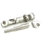 10 шт. силиконовая курительная трубка с 14 мм титановыми гвоздиками, табачные трубки, сигаретные трубки, курение, трава, Пипа, трубка, аксессуары для сигарет