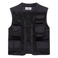 8 styles summer outdoor men camouflage mesh photography vest multi pocket portable breathable quick dry light fishing vest