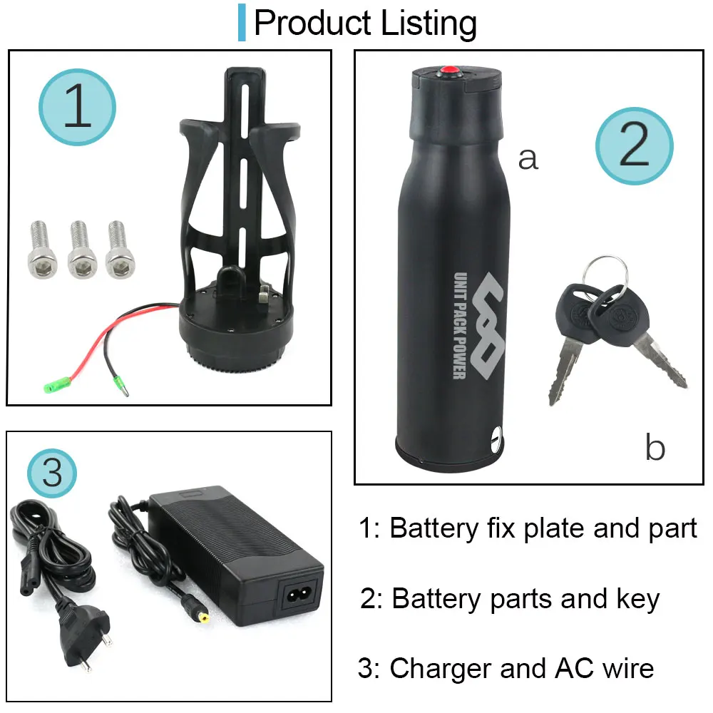 36V 7Ah 6.4Ah 5Ah Bottle Electric eBike Battery With 18650 Panasonic/Samsung Li-ion Cell for 500W 350W 250W Bafang TSDZ2 Motor | Спорт и