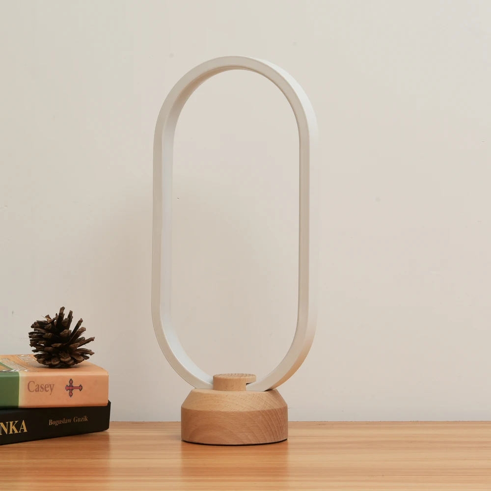 lonrisway led wood desk lamp bedroom bedside night light dimmable led lighting creative home decor unique house warmging gif free global shipping