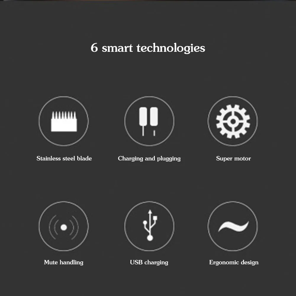 Мужская машинка для стрижки волос электрическая триммер косилки бритва бороды