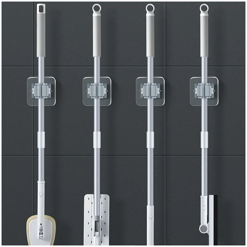 

Настенный крючок для швабры без перфорации, подвесная бесшовная Бытовая подставка для швабры, для ванной комнаты