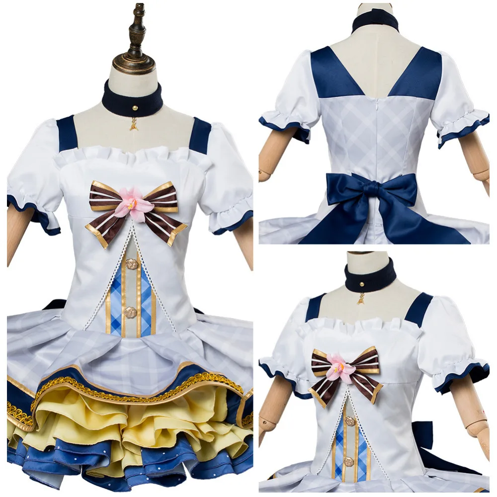 Аниме Love Live School Idol Project Minami Kotori платье с цветочным букетом Униформа костюмы для