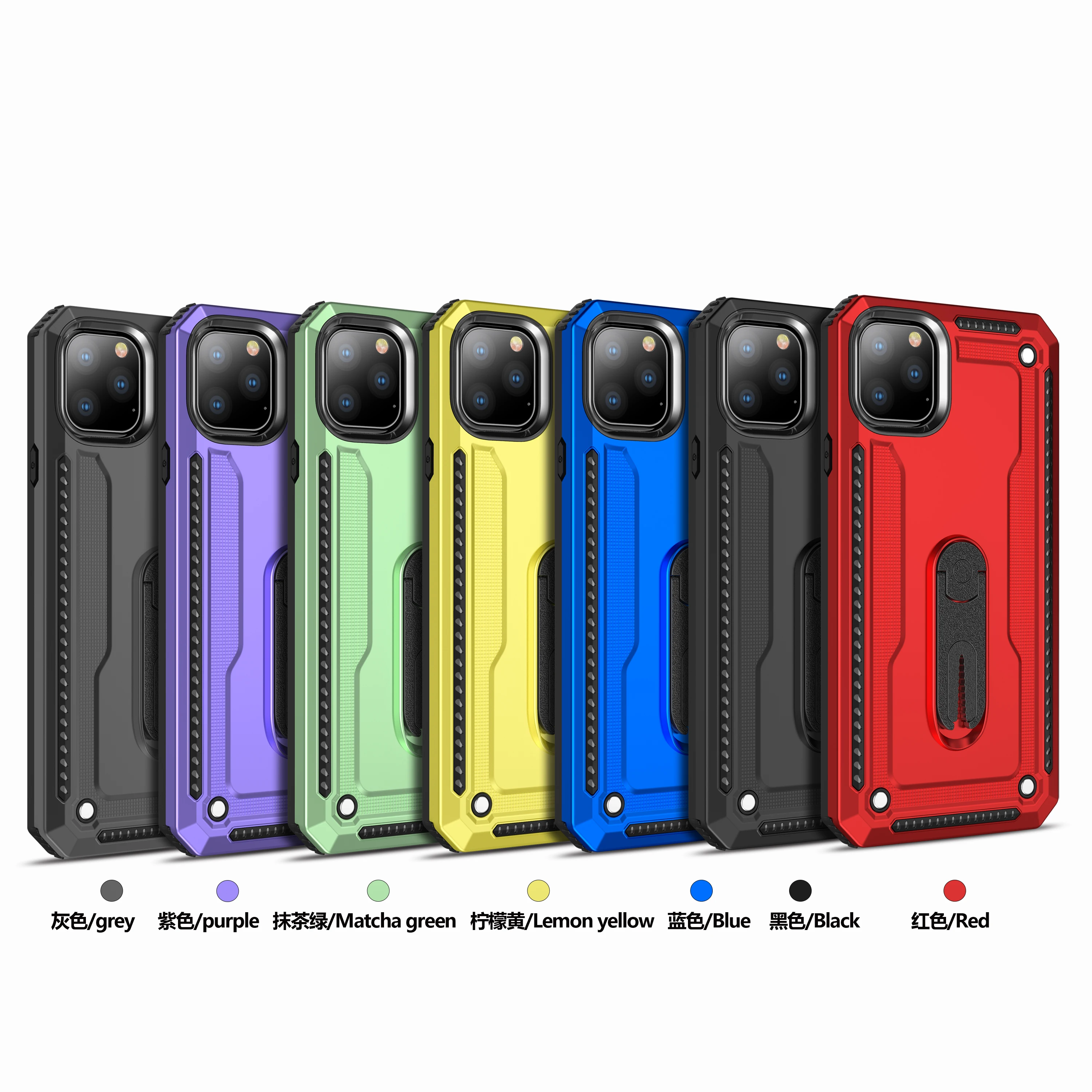 Armor Shockproof Magnetic bracket phone Case for Xiaomi Redmi CC9E A3 Note 3 4A 5 8 8A Plus K20 9T Pro Protective Cover | Мобильные