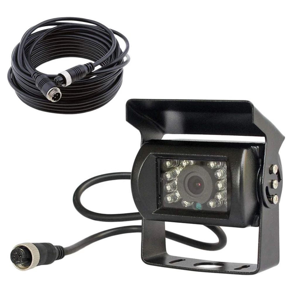 

Камера заднего вида автомобильная, 12-24 В, 4 контакта, 18 светодиодов