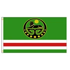 Zwjflagshow 90x150 см флаг Российской Чеченской Республики, высококачественная ткань из полиэстера, подвесной баннер для украшения