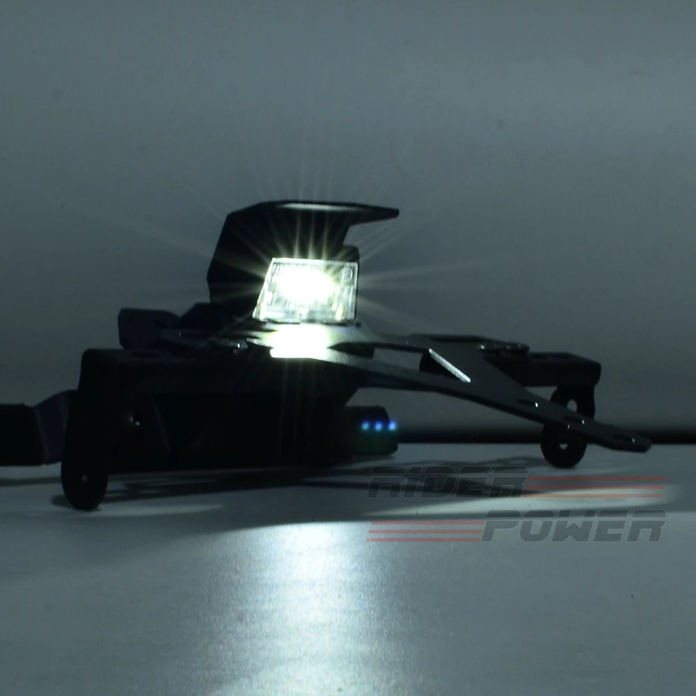 XMAX 300 Короткий держатель номерного знака ХВОСТ Tidy Fender Eliminator LED Регистрация для YAMAHA