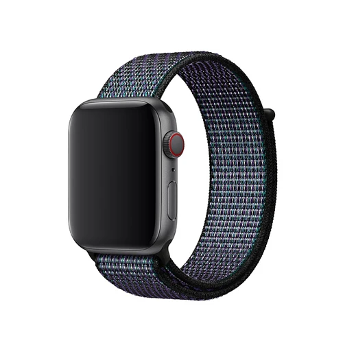 26 Спортивные петли для наручных часов Apple watch, версии 5 4 44 мм 40 мм, ремешок 42 мм, 38 мм, версия наручных часов Iwatch серии 5/4/3/2/1 двухслойного тканого нейлона браслет ремень - Цвет ремешка: 26