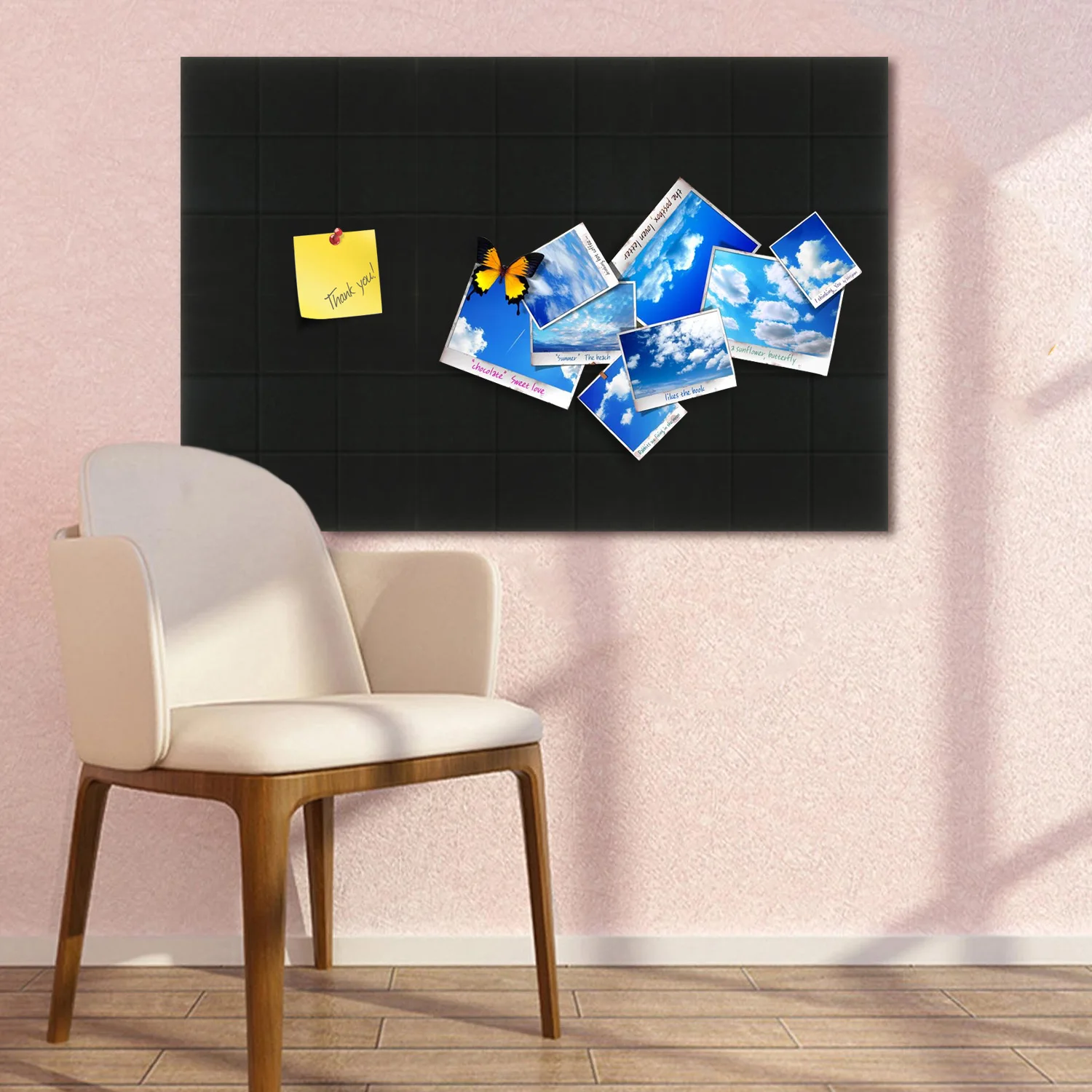 3D квадратная самоклеящаяся настенная доска сделай сам фото бюллетень витрина с