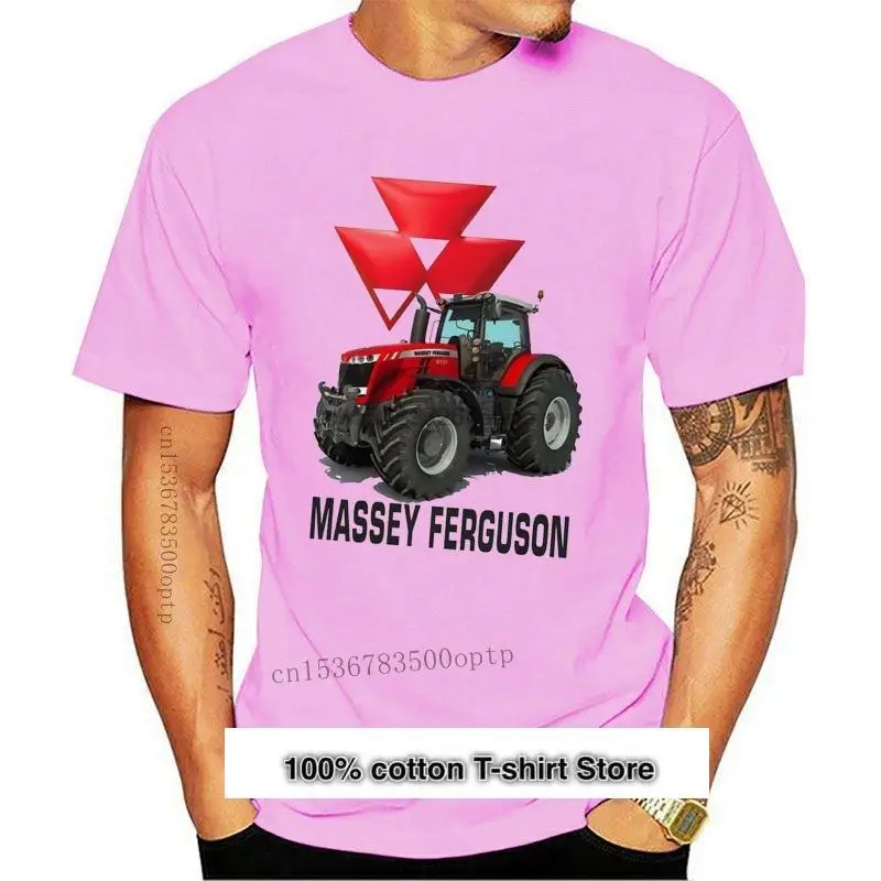 Camiseta blanca para hombre camisa de Tractor Massey Ferguson nueva | Мужская одежда
