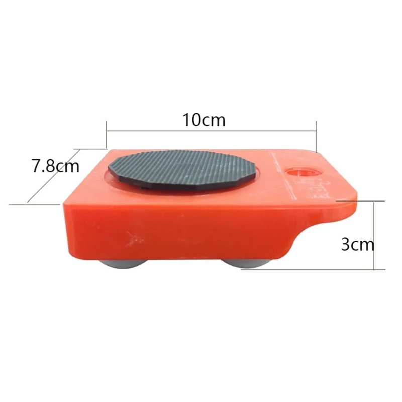 

Portable Rubber Material Avoid Getting Hurt Lifting or Moving Heavy Objects Heavy Duty Roller Move Tools for Home
