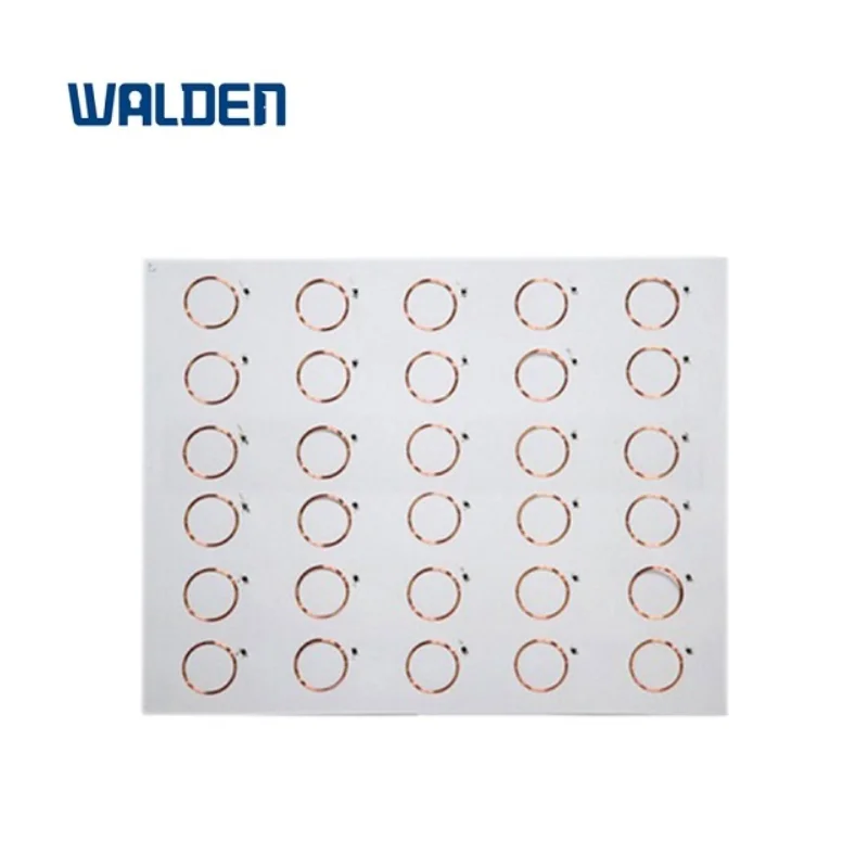 

125Khz LF 13.56Mhz HF UHF RFID Card Prelam Inlay Sheet Custom Printed PVC Inlay