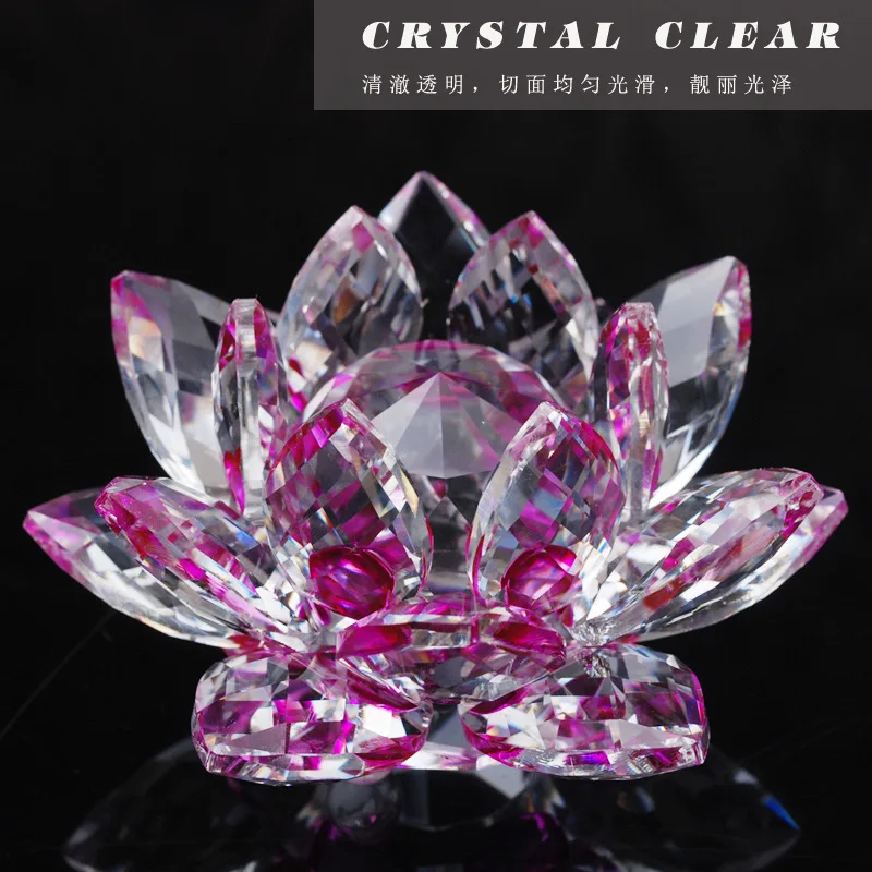 

Crystal Lotus Decoration, Living Room, Home Decoration, Crafts, Figurines, Gifts, Buddhist Ltems Party Wedding Souvenirs