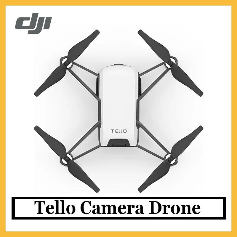 Дрон с камерой DJI Tello квадрокоптер вертолет | Электроника