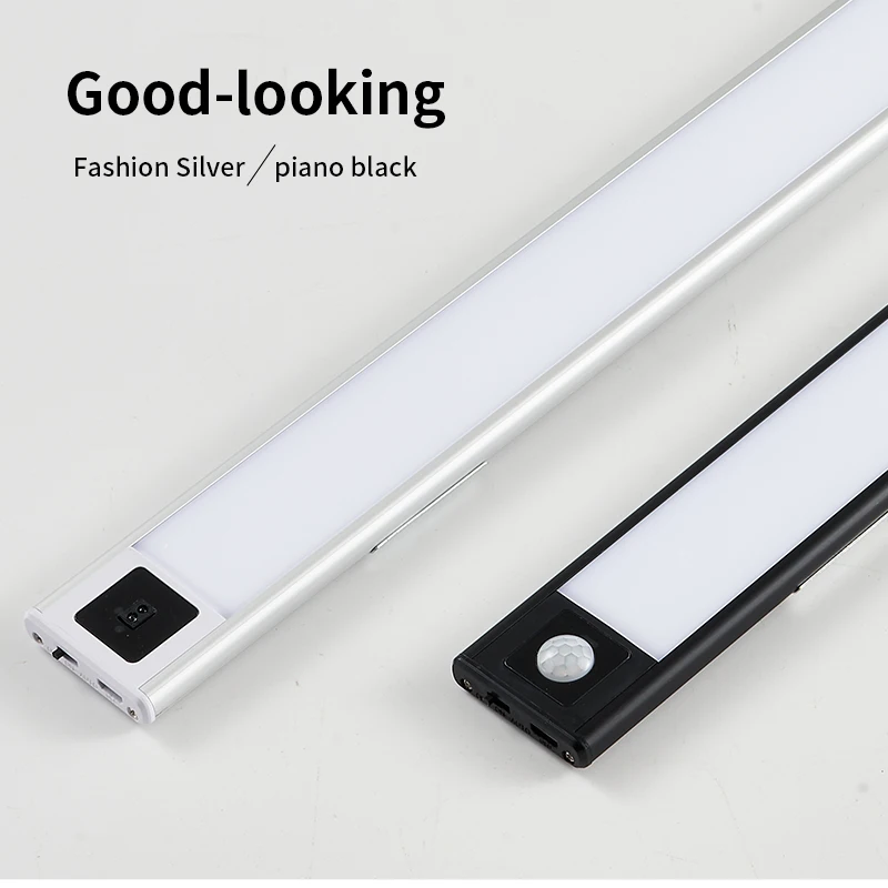 

LED hand sweep sensor night light USB rechargeable magnet kitchen light for cabinet, staircase, wardrobe infrared sensor light