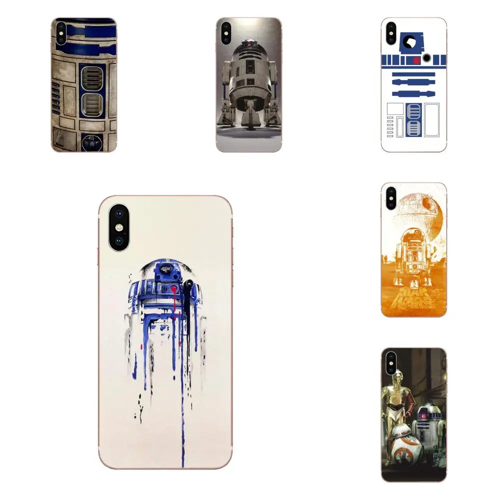 Чехол из ТПУ для Galaxy J1 J2 J3 J330 J4 J5 J6 J7 J730 J8 2015 2016 2017 2018 mini Pro Vintage R2d2 Robot Star