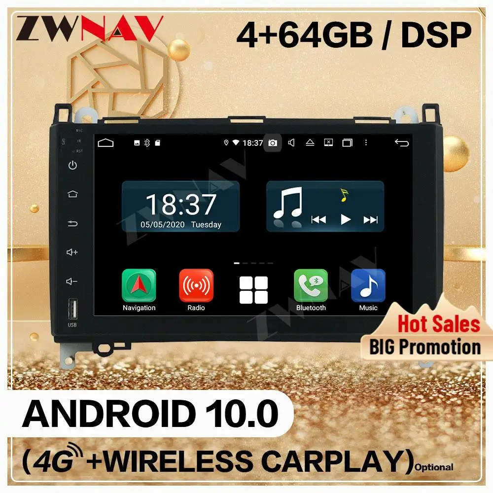 

128 ГБ для Benz A-W169 B-W245 2005-2011 Viano 2009 2010 20011 + андроид 10 плеер Видео Аудио Радио GPS головное устройство DVD Авто Радио стерео