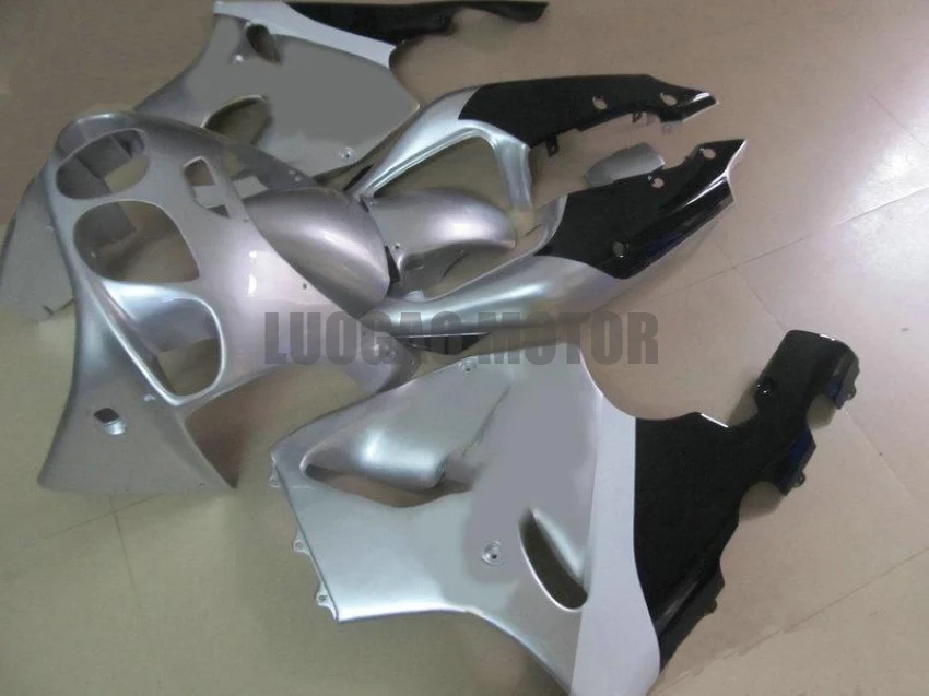 

Fairings kit for Kawasaki Ninja Silver Black 1996 1997 1998 1999 2000 2001 2002 2003 ZX-7R bodywork fairing kits ZX7R 96-03