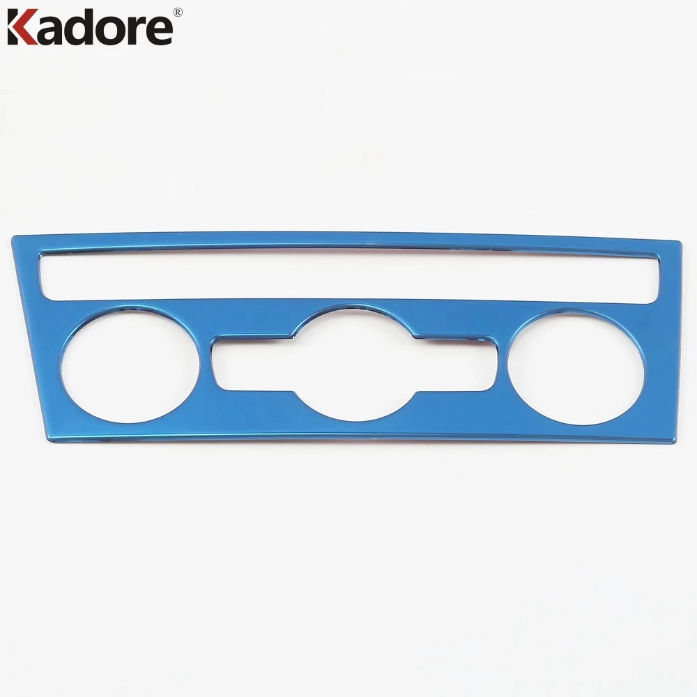 Панель переключателя кондиционера из углеродного волокна для Volkswagen VW T Roc TROC 2017 2018