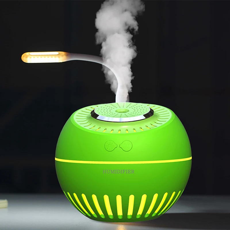 KAIPUTE 380 мл USB модный увлажнитель воздуха с красочным ночным светильник мини