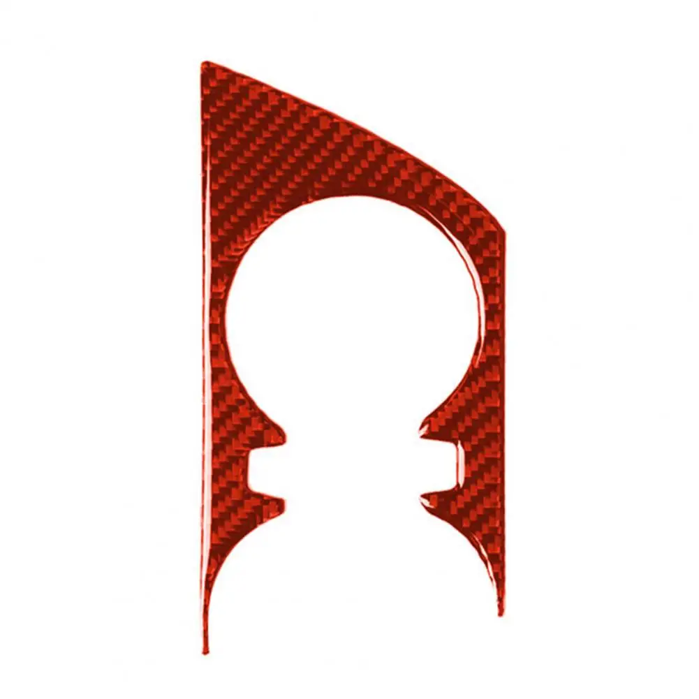 

Carbon Fiber Practical Red Lightweight Cup Holder Trim Sticker Lightweight Cup Holder Panel Trim Protective