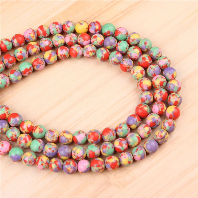 

Natural Color Emperor 4/6/8/10/12mm Bead Round Bead Spacer Jewelry Bead Loose Beads For Jewelry Making DIY Bracelet