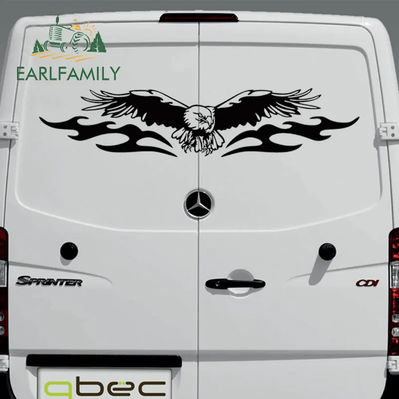 EARLFAMILY, американский Орел, полное крыло, графика, наклейки для автомобиля, кемпер, Ван, лодка, на колесах, мотор, для дома, грузовика, окно, винил, графический комплект, наклейки