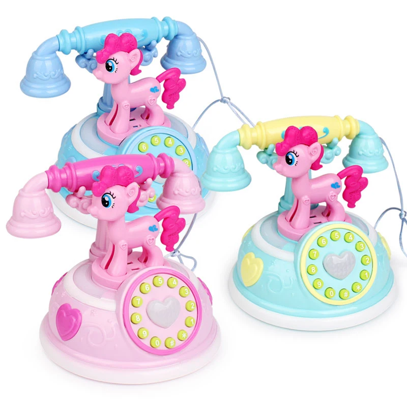 Retro Children's Phone Toy - Early Education Story Machine Baby Phone
Emulated Telephone Toys for Children - Musical Toys image 5