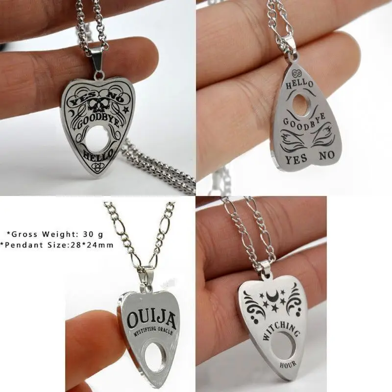 Готическая подвеска Ouija Planchette, сатанинская ведьма, подарок на Хэллоуин