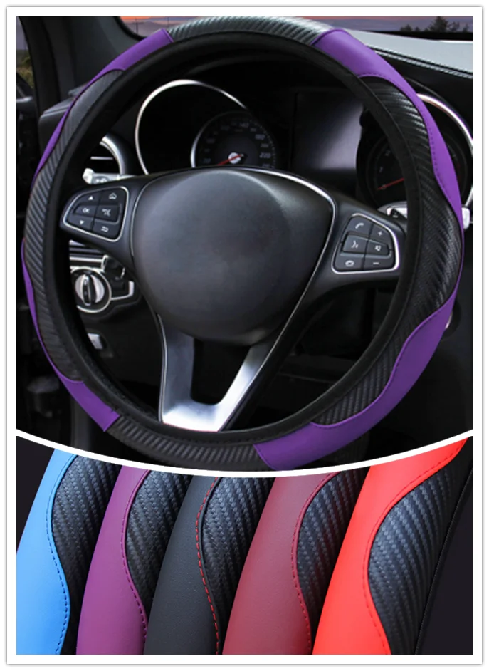 Автозапчасти кожаный чехол для руля 38 см или 15 дюймов Lexus LF Gh SC IS250C HS SC430 LS600h|Чехлы