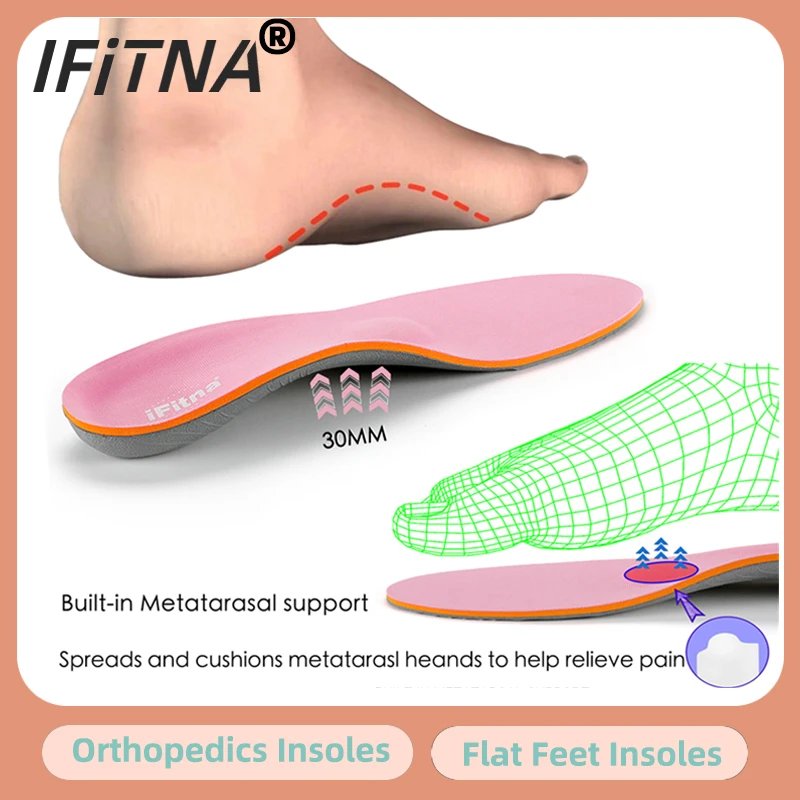 

Ортопедические стельки с поддержкой свода стопы и искусственными элементами для плоскостопия, металлической боли, подошвенного фасциита, ...