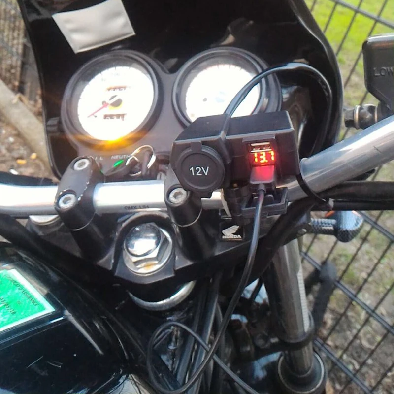 12 В/24 В постоянного тока 3.1A/4.2A автомобильный прикуриватель двойной USB разъем