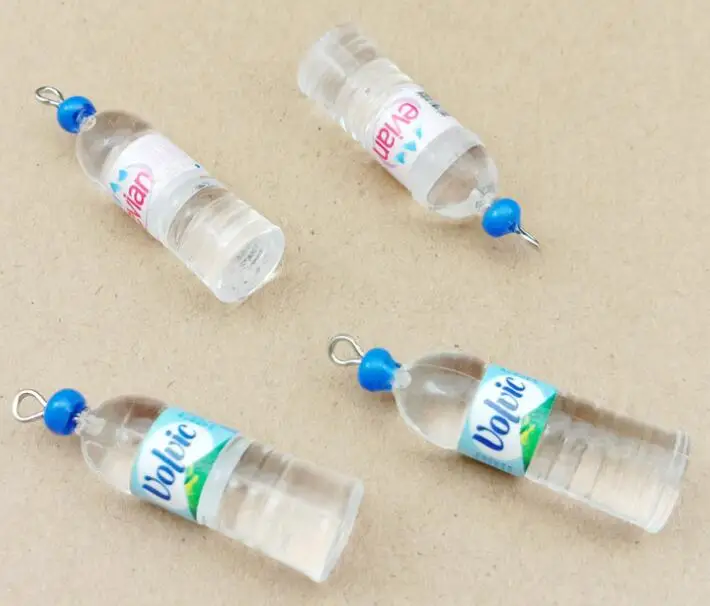 Новинка 10 шт. мультяшная 3D бутылка для воды сделай сам брелок металлические